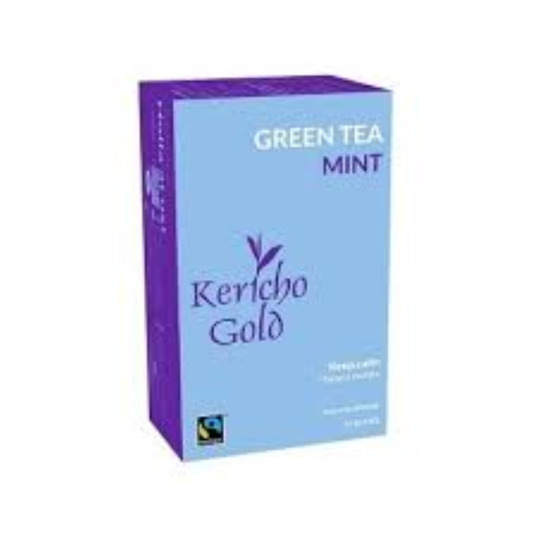 KERICHO GOLD GREEN TEA MINT 25TBs